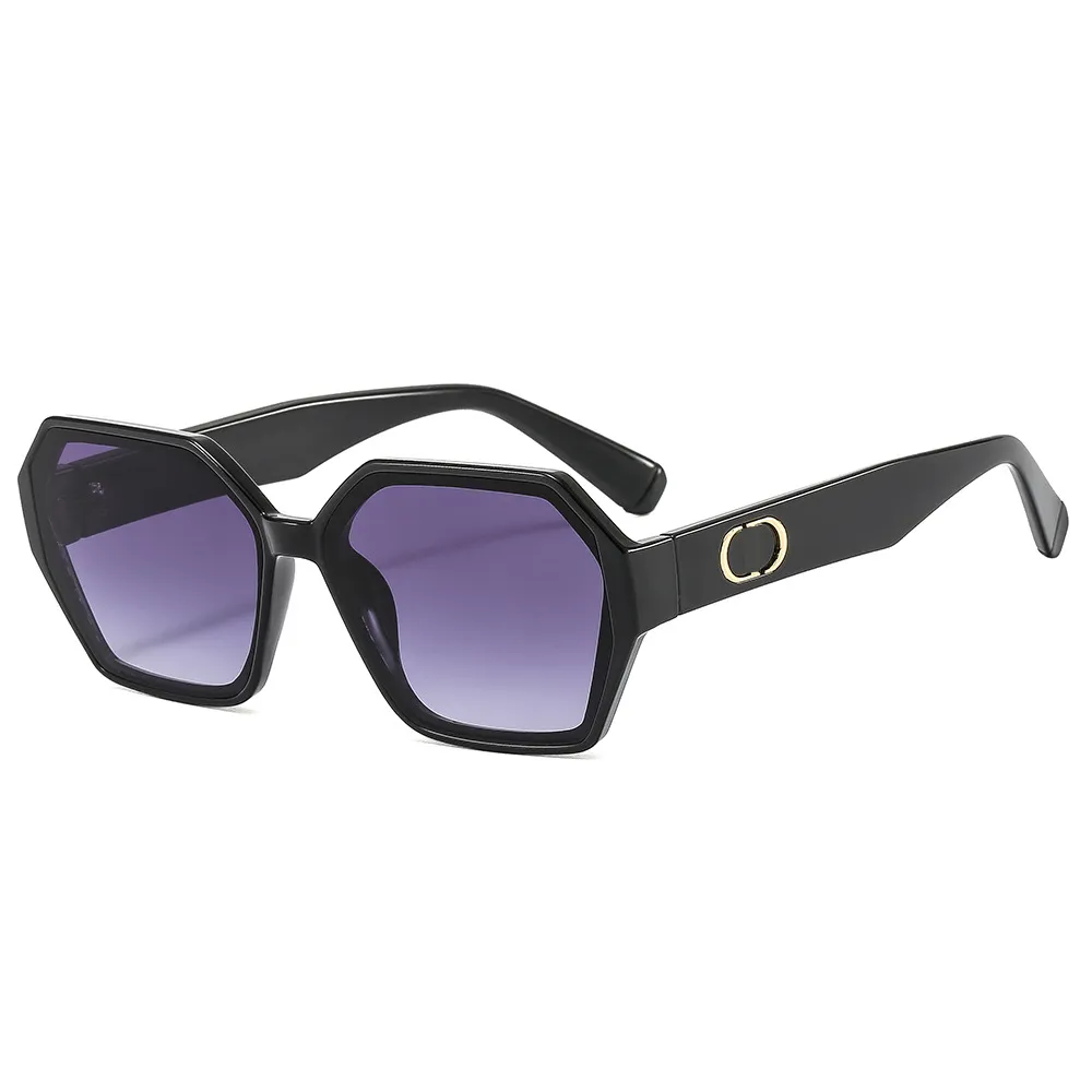 Side Letters Designer Zonnebril Dames Men Luxe zonnebril voor vrouwen Reizen Zonnebeicht Adumbral Beach Sunglass