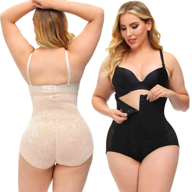 Große Dame Plus Größe Bauch-steuer Slips 4XL Body Shaper XXS Hohe Taille Trainer Für Frauen Kleid Unterwäsche Butt Lifter shaperwear L220802