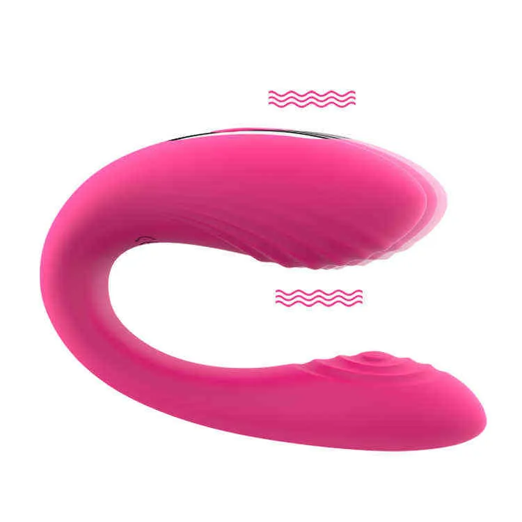 NXY Vibratoren, wiederaufladbar, für Paare, 9 kraftvolle Vibrationen, kabellose Fernbedienung, G-Punkt, Klitoris, Sexspielzeug für Frauen, 0411