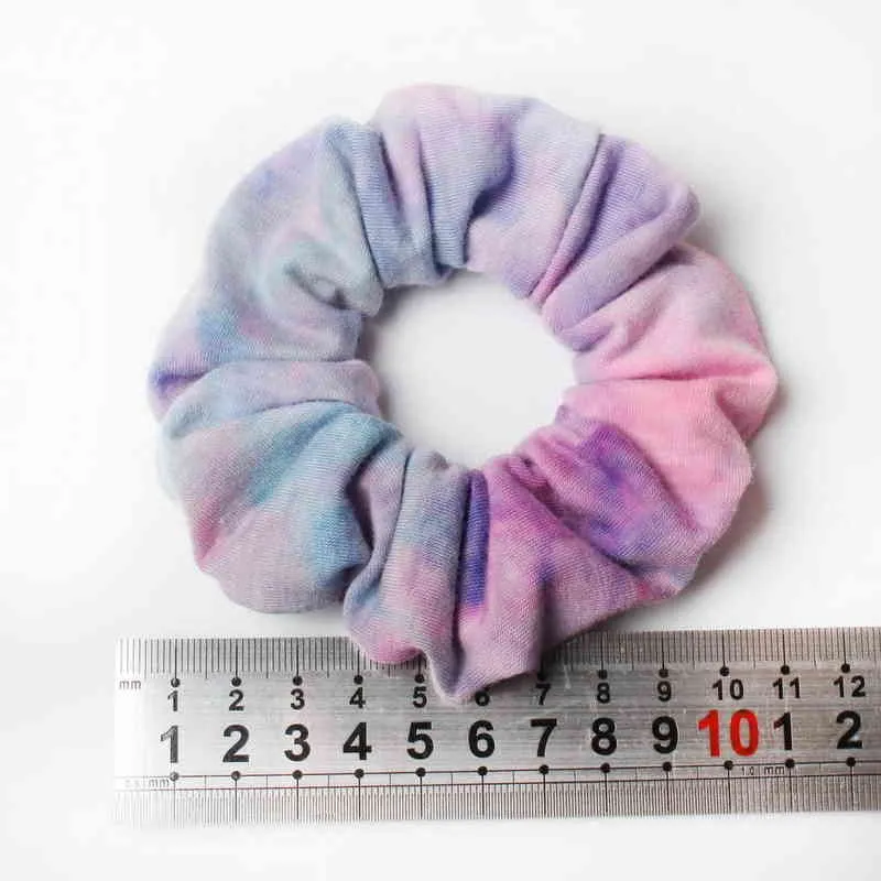 3 قطع التعادل مصبوغ scrunchie حزمة اكسسوارات للشعر للنساء البنات رباطات مطاطا المطاط الشعر التعادل الشعر حبل حلقة ذيل حصان عقد AA220323