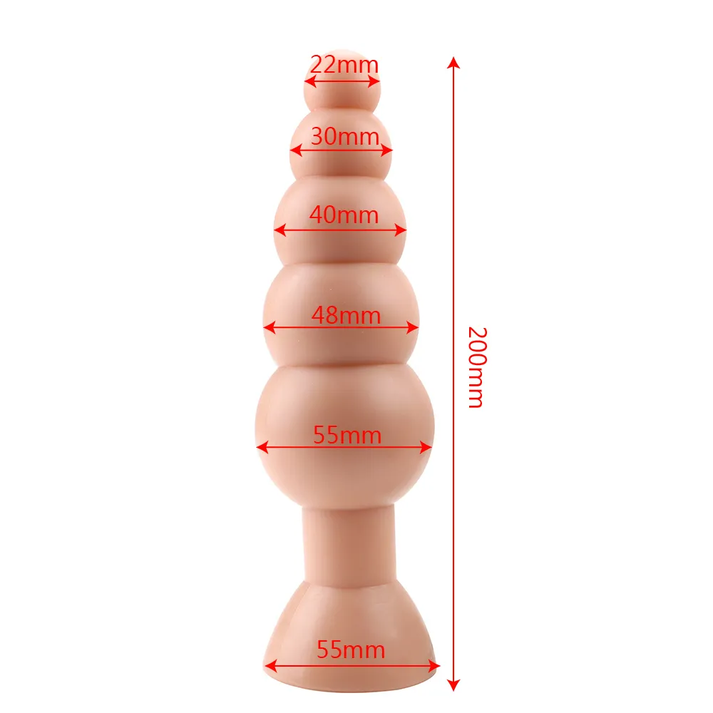 Ogromne duże dildo odbytu rozszerzenie seksowne zabawki dla kobiet wtyczka tyłka masaż prostaty super duże koraliki analowe dla dorosłych produkty 5485384