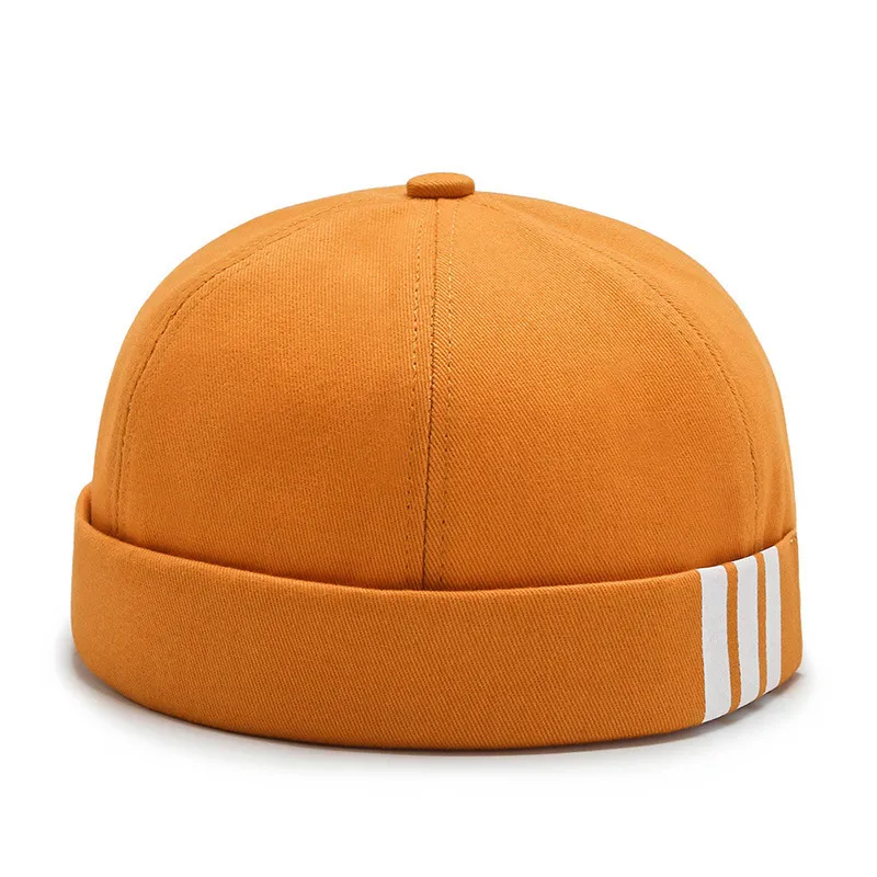 Homens homens verão algodão hip hop bimless tap vintage urbano exclusivo street portátil chapéus de gorro multiuso 220623