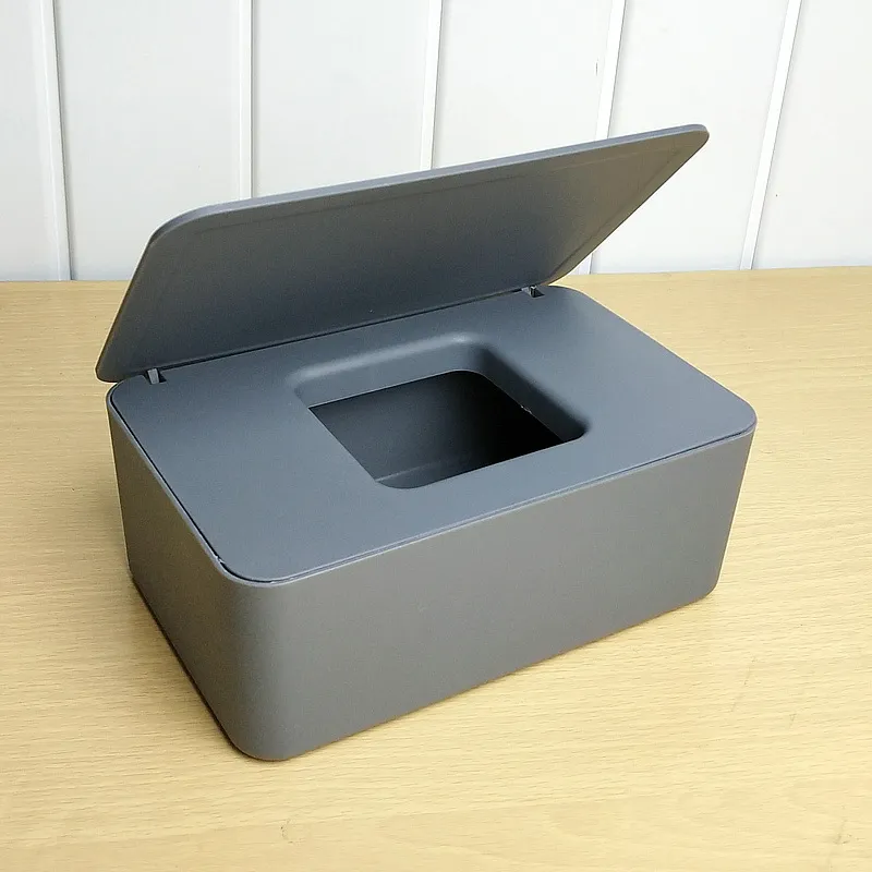 Household plastic dustproof cover tissue box desktop seal home office decoration wet 220523