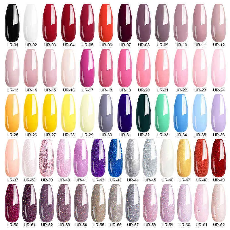 NXY Nail Gel Polish Red Pink Series Varnishes All for s Art Base Top Uv Semi Permanent 0328