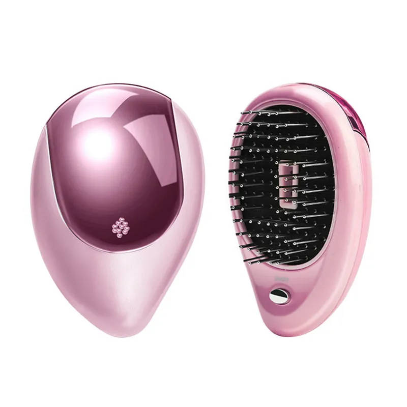 Ionic comb Portable Hair Brush Anti-static Massage Negative Ion Comb Mini Straightener Magic brush Styling 220602