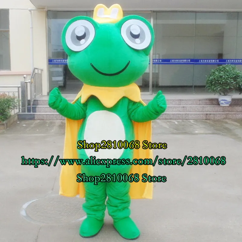 Costume de poupée de mascotte de haute qualité 7 types de costume de mascotte de grenouille Cartoon Anime Movie Props Jeu de rôle Fête d'anniversaire Fête de mascarade 980
