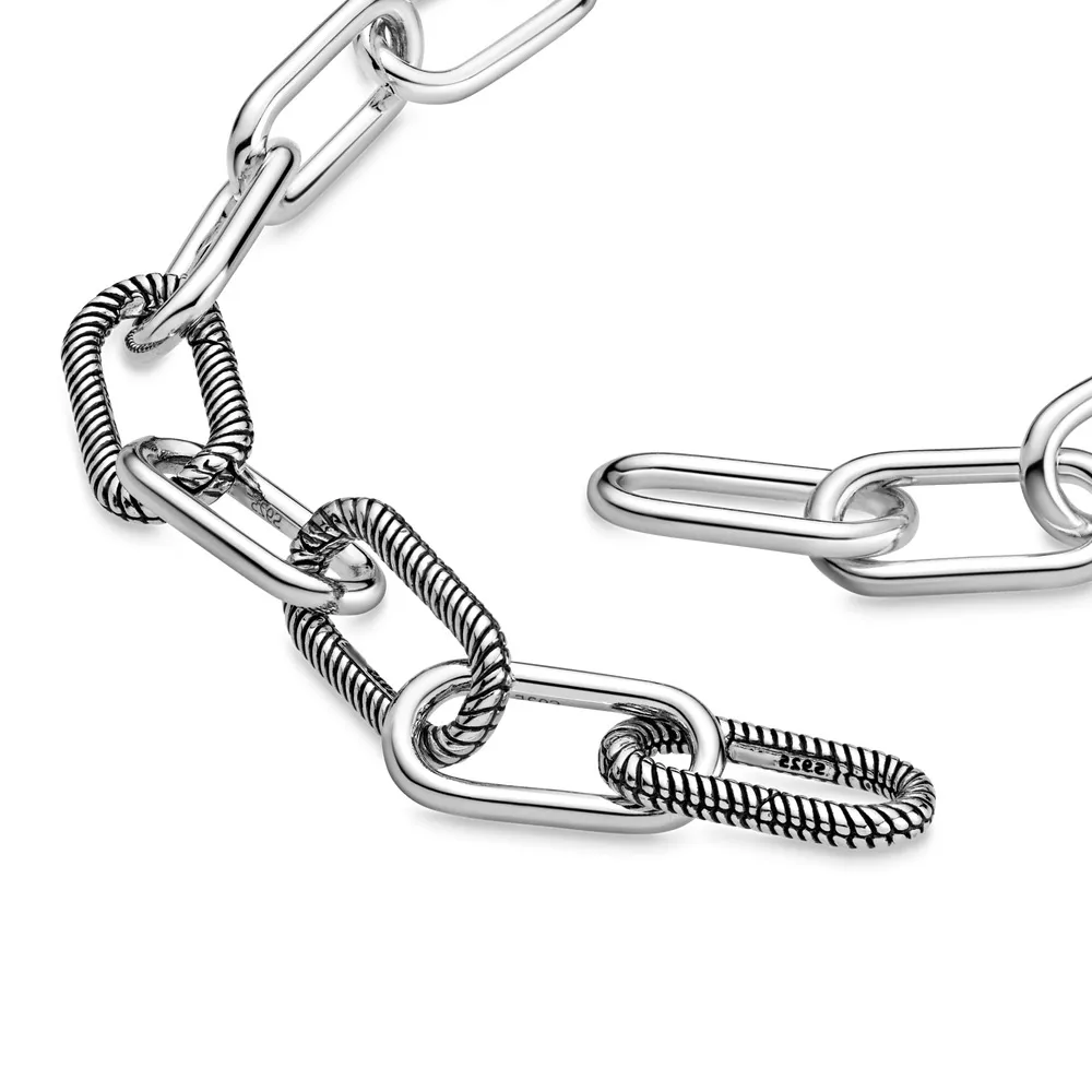 925 Серебряное ожерелье стерлингов для женщин для женщин, шарм для женщин DIY Женский сердце оригинальное подгонка ожерелья Pandora