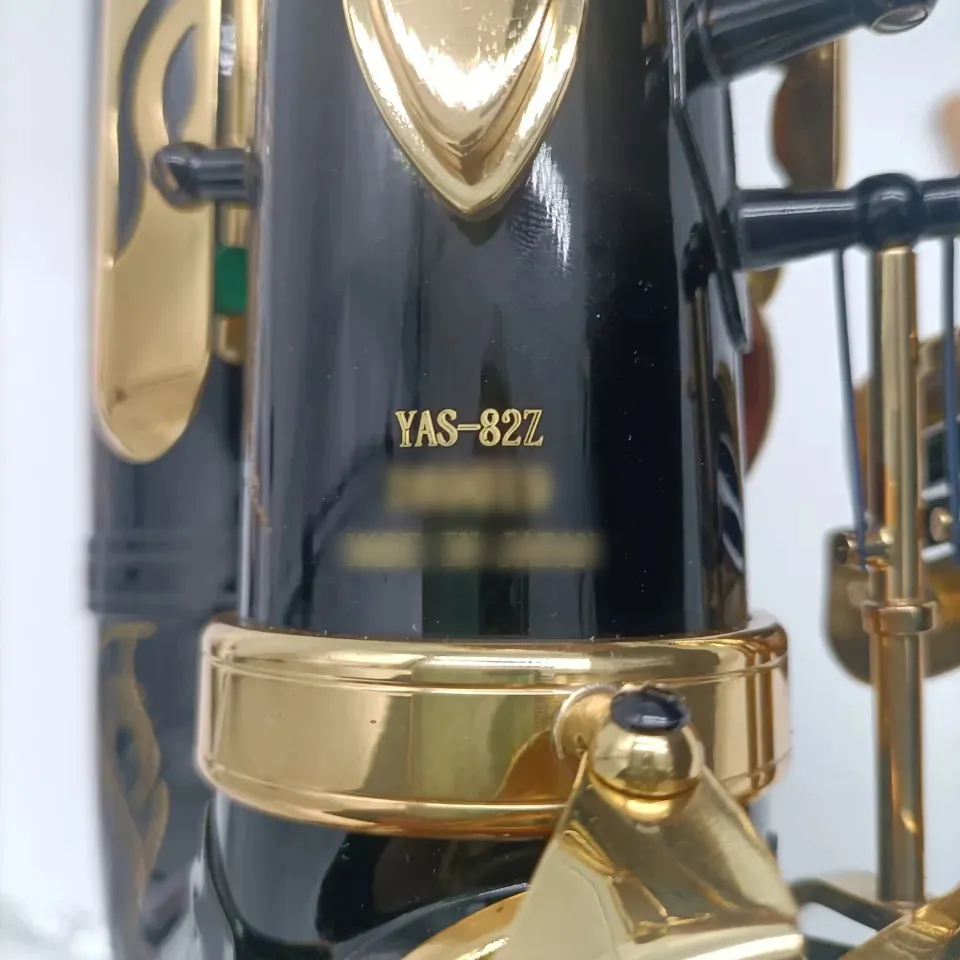 Nouveau YAS-82Z modèle one-to-one noir nickel or mi bémol saxophone alto professionnel artisanat européen sax alto noir plaqué or