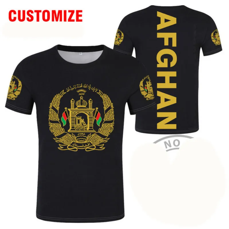 AFGHAN T Shirt Custom Name Number Afg Slam Afghanistan Arab t-shirt Persian Pashto Islamic Print Text Po Flag AF Clothes 2206268I
