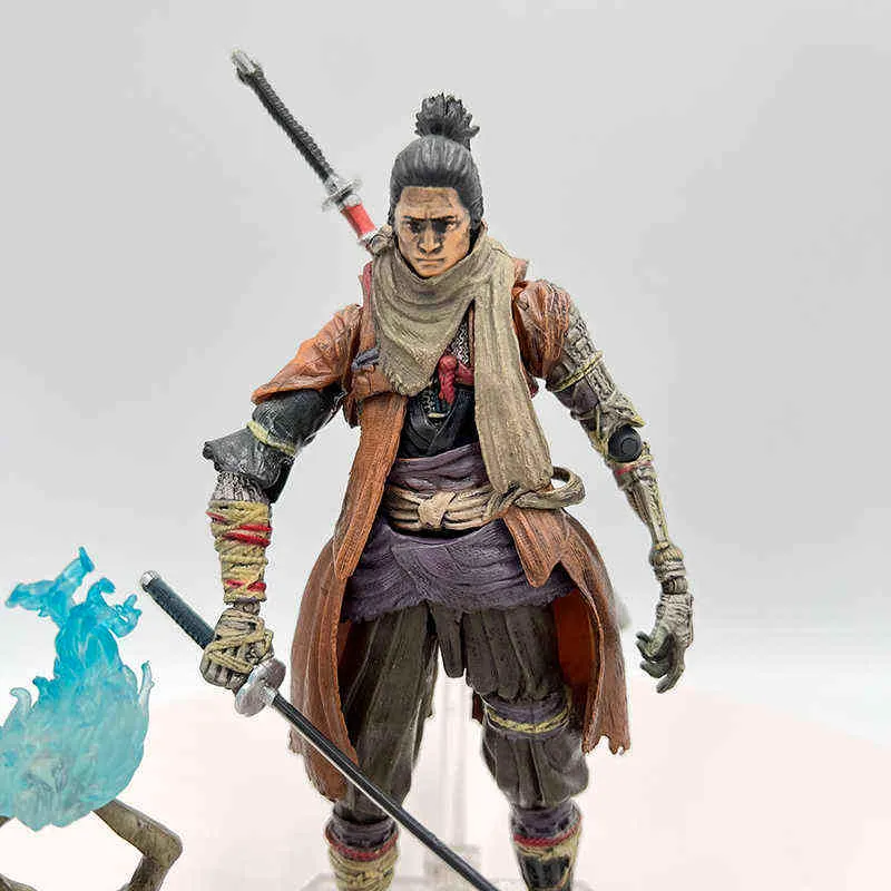 15cm figma 483 dx sekiro sombries morre duas vezes anime figura sekiro dx ação coleta de figuras modelo boneca brinquedo presente7381639