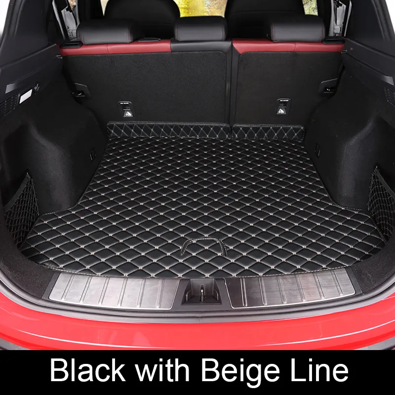 voiture style personnalisé tapis de coffre arrière pour Geely Coolray 2019-présent cuir étanche Auto Cargo Liner accessoire interne
