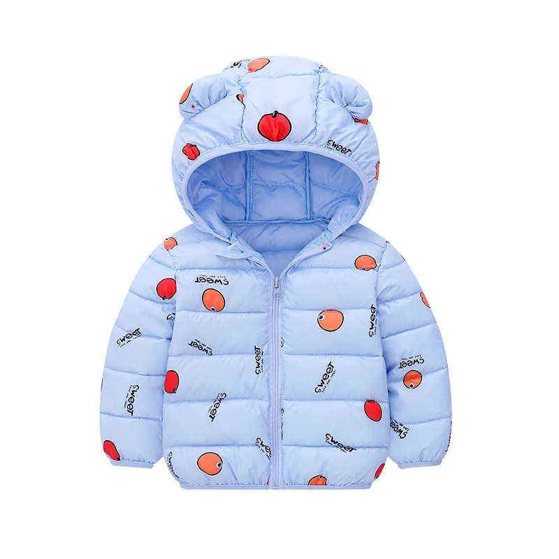 Lzh 2022 New Children Winter Parka For Baby Girls Boys Down Quilted Jackets Kids Hooded Warm Cotton Jacket For newborn Clothing J220718