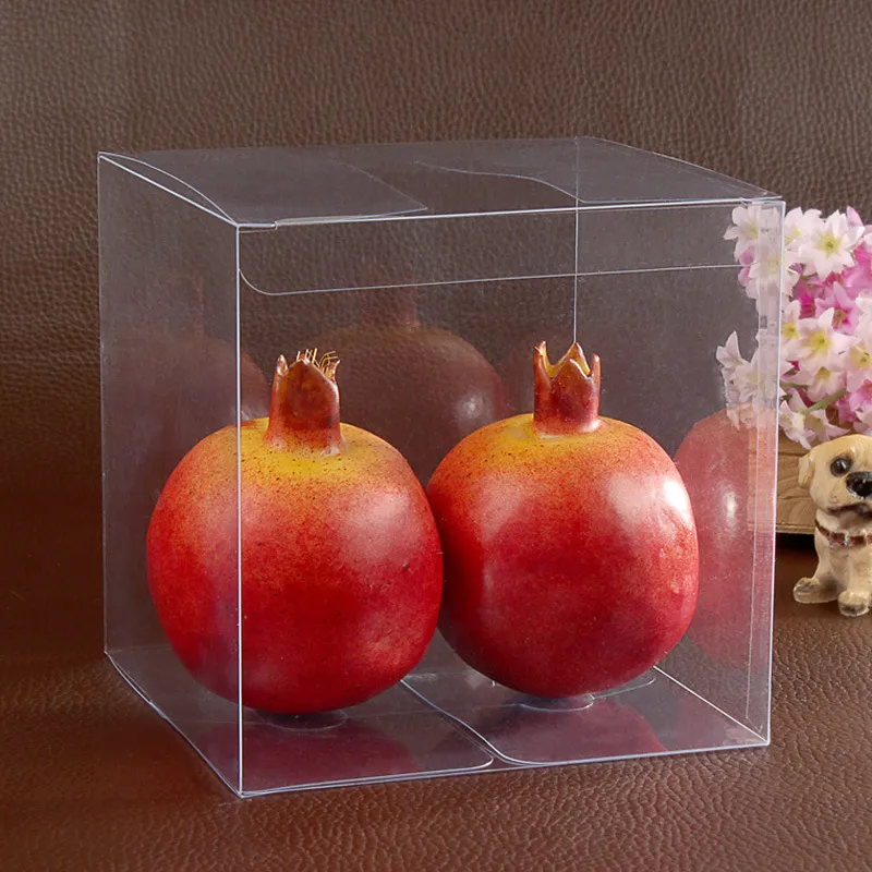 PVC Gift Box Transparent Packaging Favor Boxes Decoration Chocolate Bags Candy Wedding Party Supplies Plastic 220427