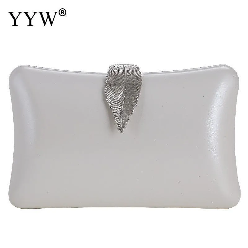 Glitter Blings Women Purses Clutch Evening Bag Metal Leaf Hasp Handbag With Chain Bridal For Party Wedding Cocktail Parites 220527