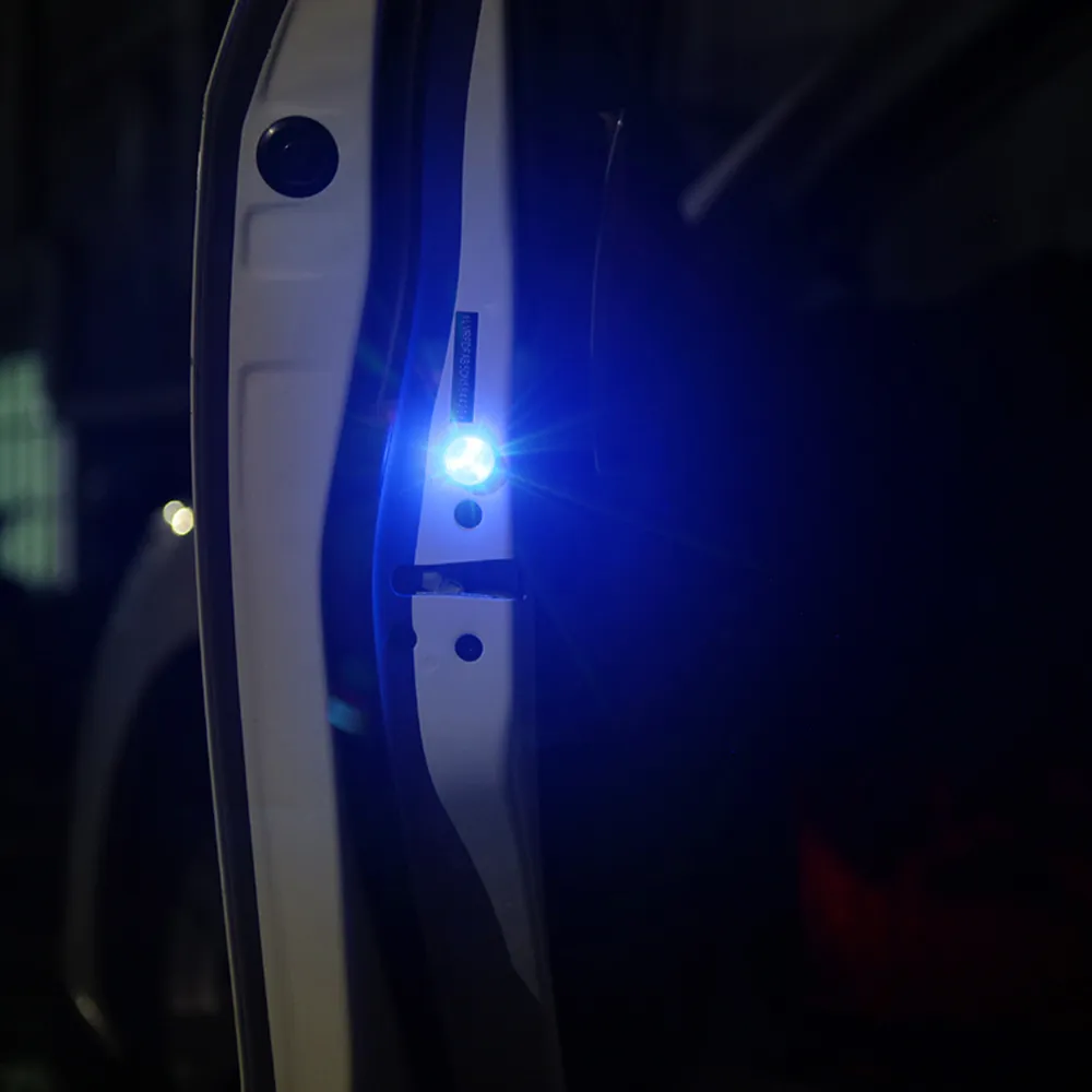 Evrensel LED Araba Açılış Kapı Güvenlik Uyarı Anti-çarpışma Işıkları Manyetik Sensör Strobe Yanıp Sönen Alarm Işıkları Park Lambası