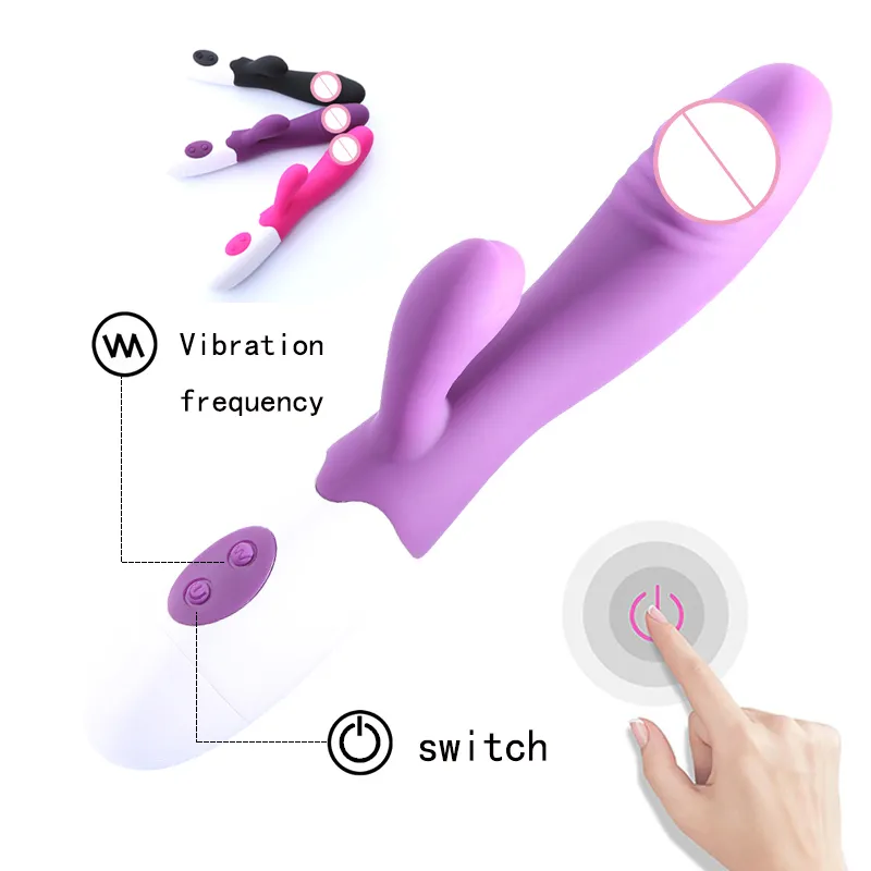 Sexy Toys G-punkt wibrator dla damskiej zabawki Rabbit pochwy masażer masturbator dorosłych 18