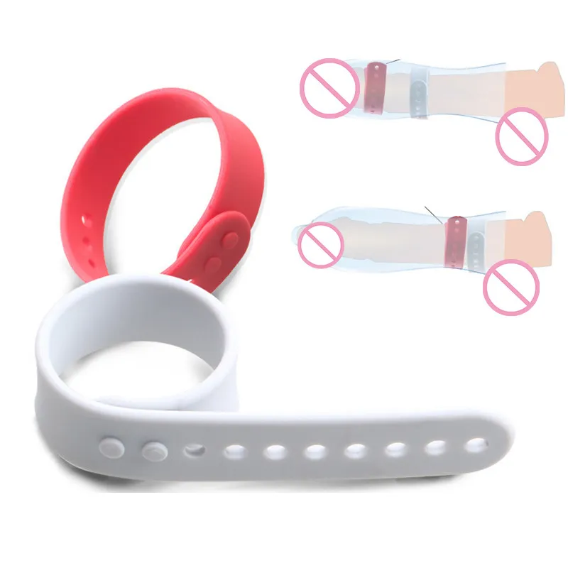 Réglable Silicone Prépuce Correction Pénis Anneaux Retarder L'éjaculation Mâle Cock Ring Sexy Jouets Pour Hommes Jour/Nuit Utiliser Cockrings