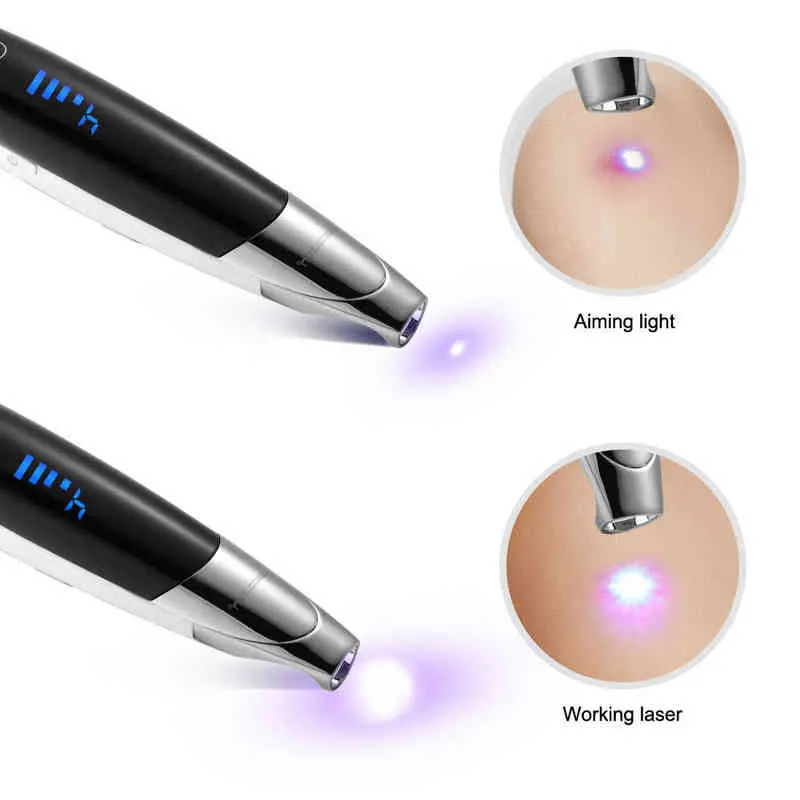 Laser picoseconde stylo tache de rousseur détatouage visant la cible localiser la position taupe tache sourcil pigment dissolvant acné soins de beauté 220507