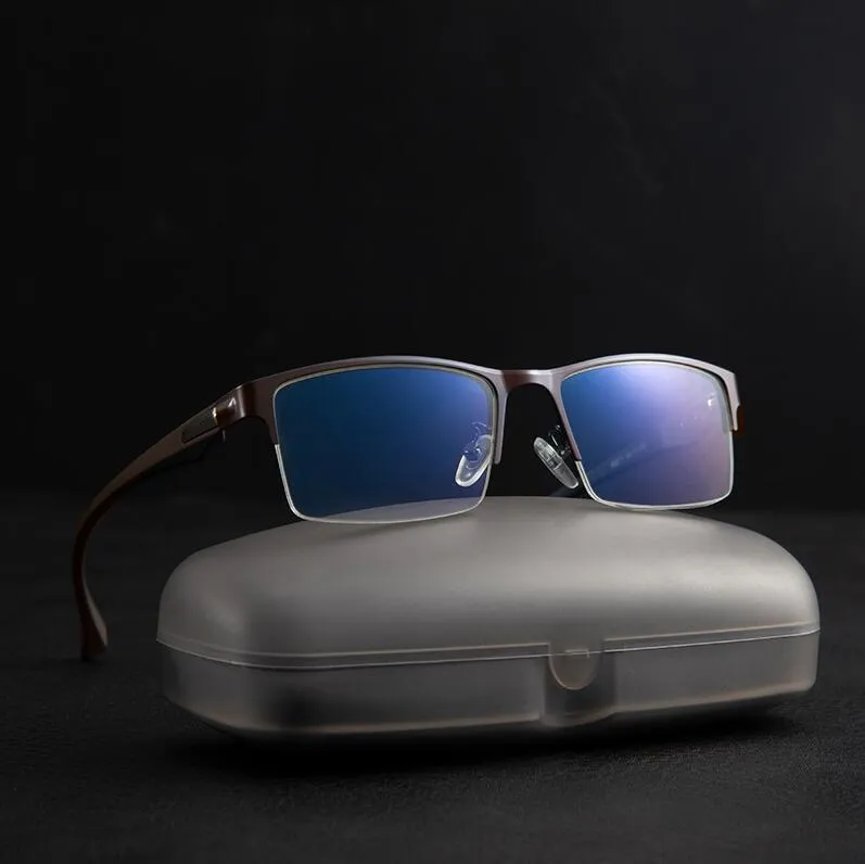 النظارات الشمسية نظارة TR90 Titanium Computer Glasses مضاد للضوء الأزرق مرشح يقلل