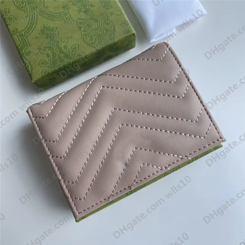 Hoge kwaliteit echt leer Luxe designer kaarthouders Portefeuilles herenmode kleine portemonnees houder Met doos Dames Sleutel handbags222v