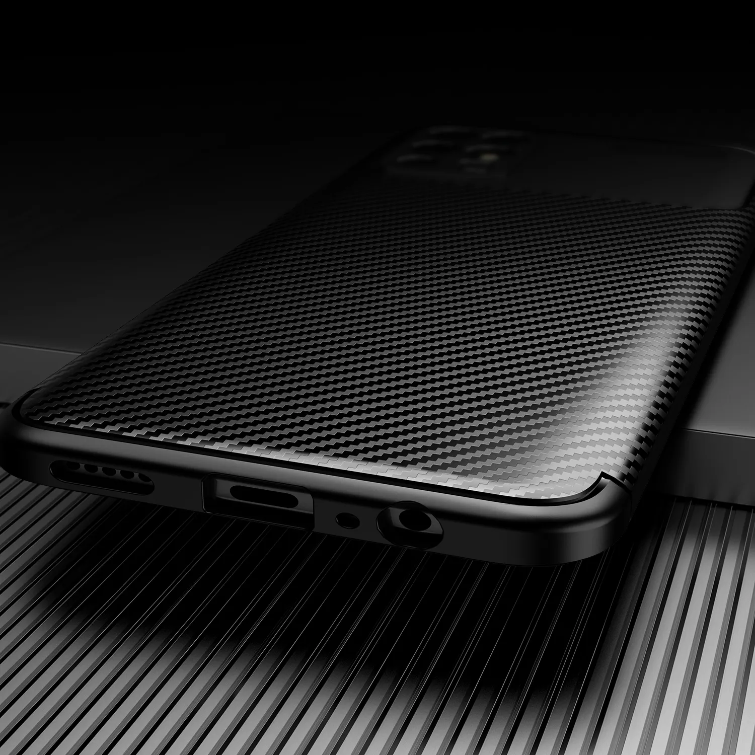 Lüks Karbon Fiber Darbeye Kılıflar Için Huawei Onur Oyun 5 T 4 4 T Pro Yumuşak Silikon TPU Tampon Koruyucu Arka Kapak Çapa Fundas