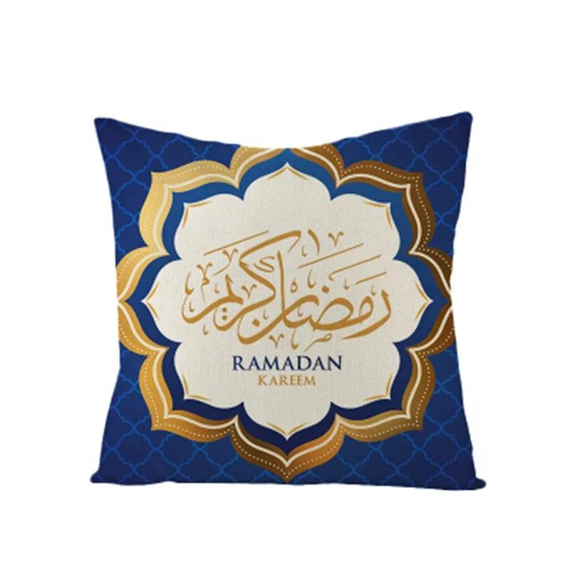 Ramadan taie d'oreiller musulman housse de coussin impression taie d'oreiller maison canapé décoration multi Style