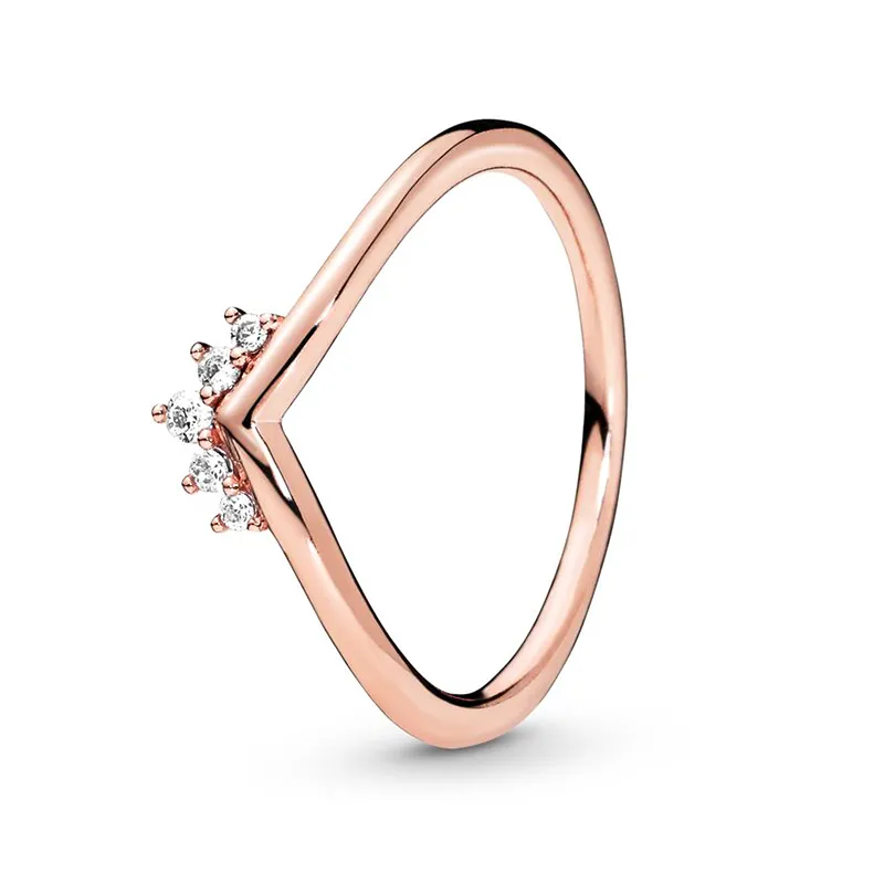 Nieuwe Populaire 925 Sterling Verzilverde Ringen Fonkelende Boog Knoop Stapelbare Ringen Zirconia Vrouwen Mannen Geschenken Pandora Sieraden Specials