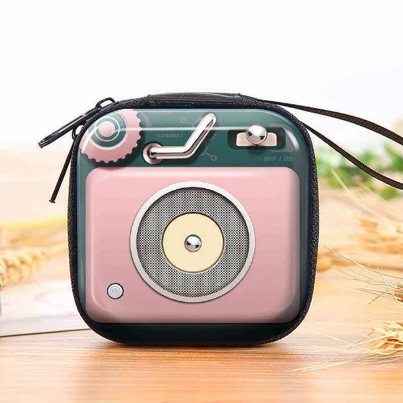 Creative Tinplate Zero Wallet Mini Key Bag Luggage Headset Storage Bag Storage Bag 220712