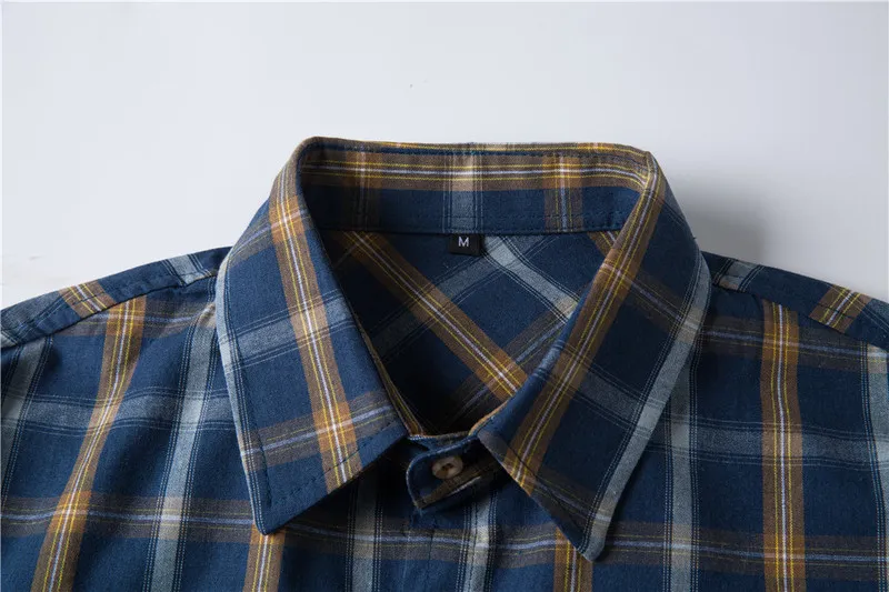 AIOPESON printemps 100% coton chemises à carreaux pour hommes de luxe robe sociale chemise à manches longues vêtements à carreaux 220401