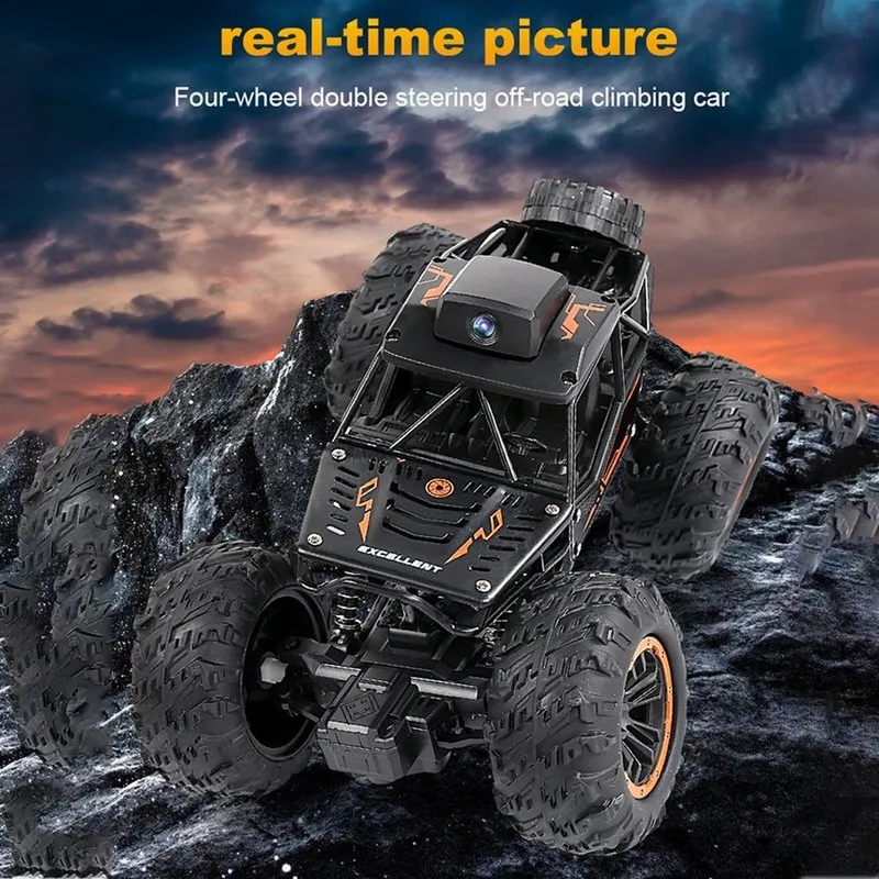 RC CAR 2.4G 720P WiFi FPV HD Camera SUV 1:18 Off-Road High-Speed ​​Remote Control Drift Climbing Children's Toys 220429