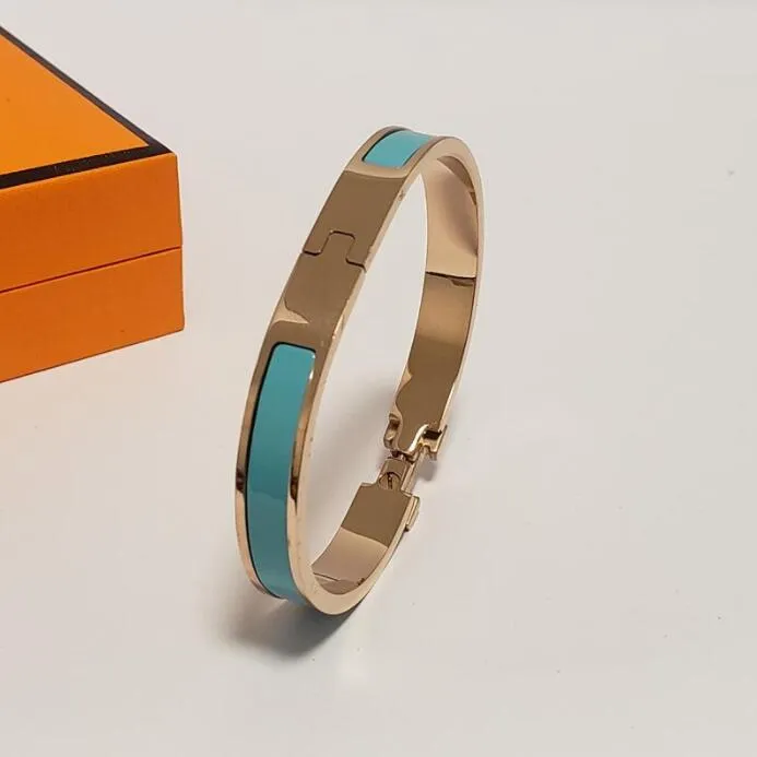 Haute qualité Designer Design 8MM large bracelet en acier inoxydable boucle d'or bracelet bijoux de mode bracelet pour hommes et femmes avec 276N