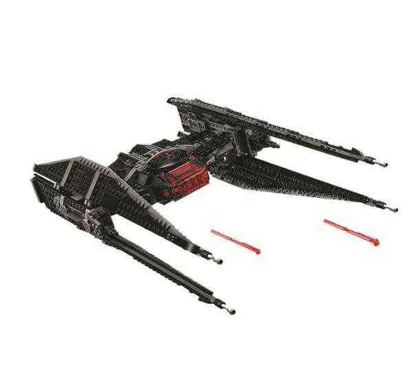 خطة Skywalker Saga Star 75102 75149 75211 X Wing Clone Wars Poe's X Tie Fighter 05004 Building Build Toy MJDZSW