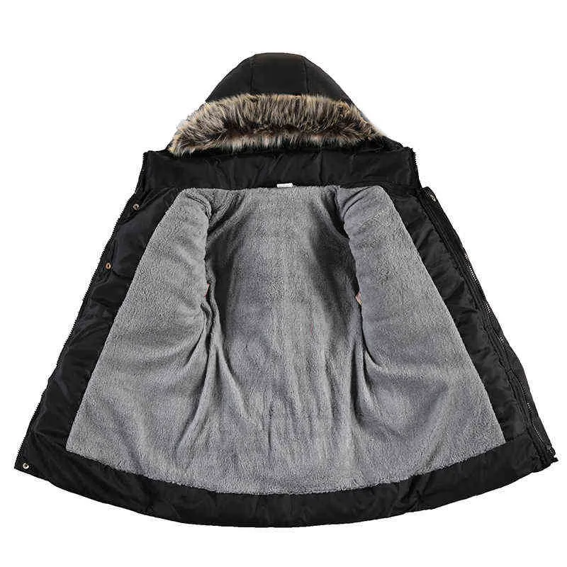 Boys Down Jackets 510 Année 2022 Adolescent d'hiver Garçon épais Coton chaud Vestes à capuche Extérieur Enfants vêtements Windbreaker Jacke6861996