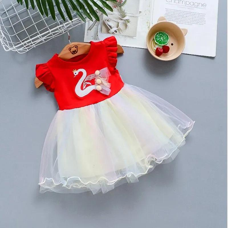 Baby Girls Summer Dress born Fashion Lovely Style Wedding Party For Bebes Infant Clothing 220426