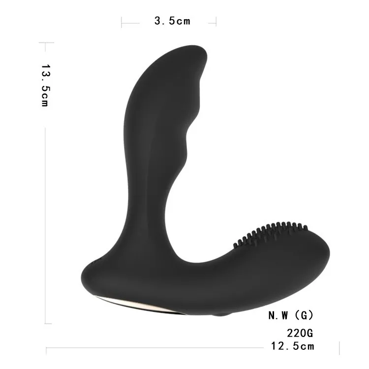 Examen prostata massager roterande anal vibrator silikon manlig rumpa plug anus vibrerande sexig leksak för män g-spot stimulering