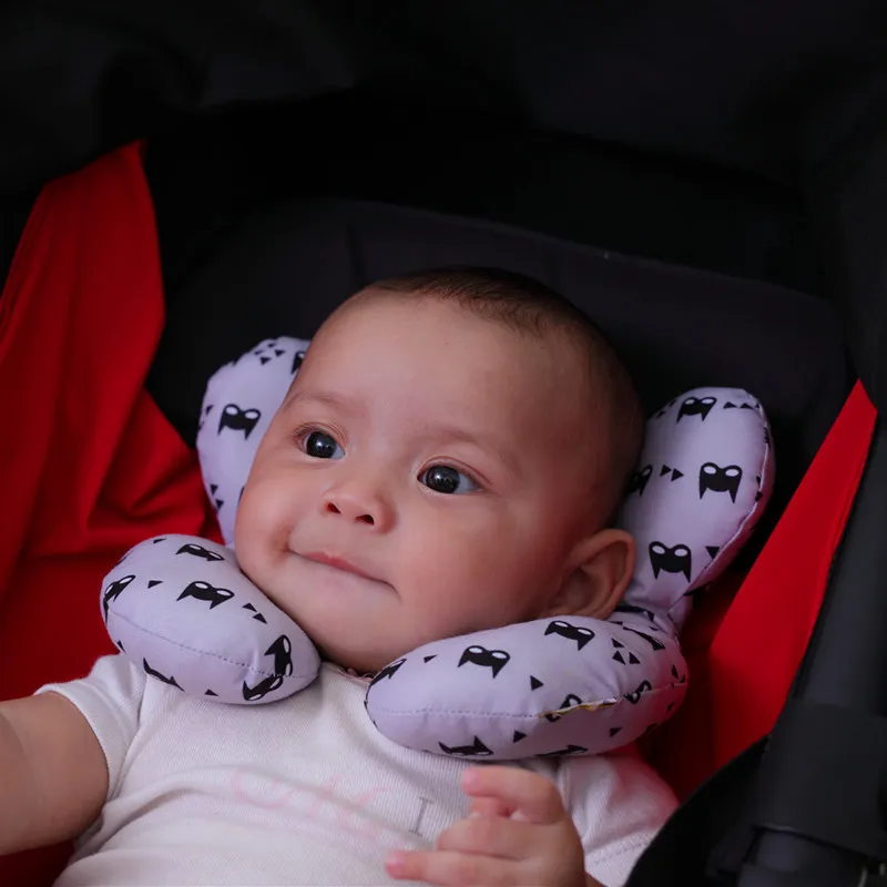 Baby kussen beschermende reisauto stoel hoofd nek ondersteuning kussens geboren kinderen u vorm hoofdsteun peuter kussen 03 jaar 220812