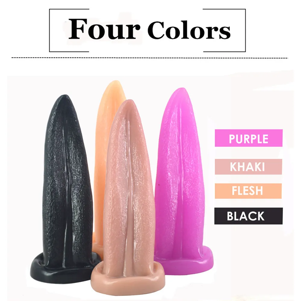 ROUGH BEAST Anal Plug Realistic Tongue sexy Machine Butt G-Spot Stimulate Toys Oral Erotic Products Shop