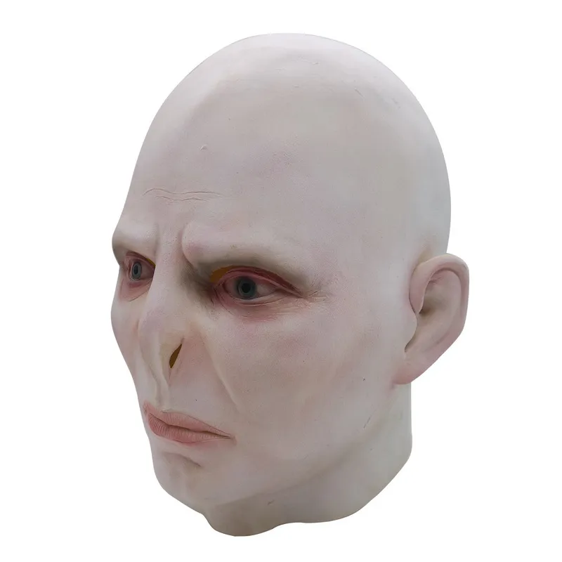 The Dark Lord Voldemort Cosplay Masque Latex Orribile Terrorizer S Halloween Mask Costume Prop 220705