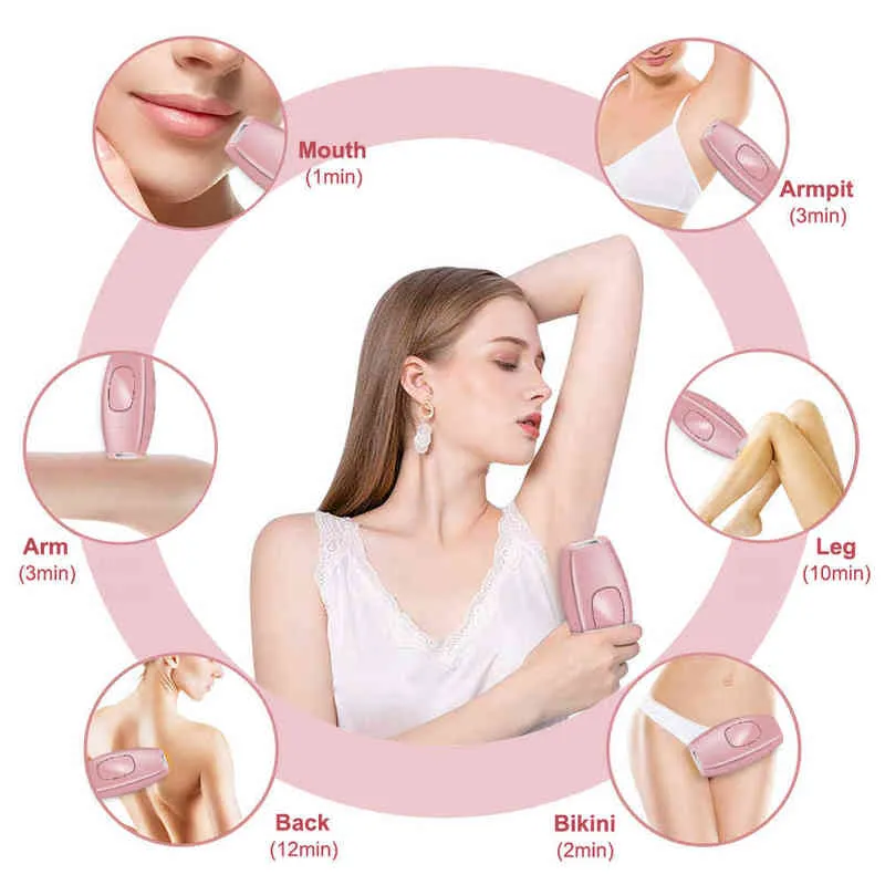 600000 Knippert Lazer Epilator Permanente IPL Onyring Makinesi Elkettrische Yüz Fotoepilator Apparator Voor Vour Vorwen Vrouwelijke Bikini 220509