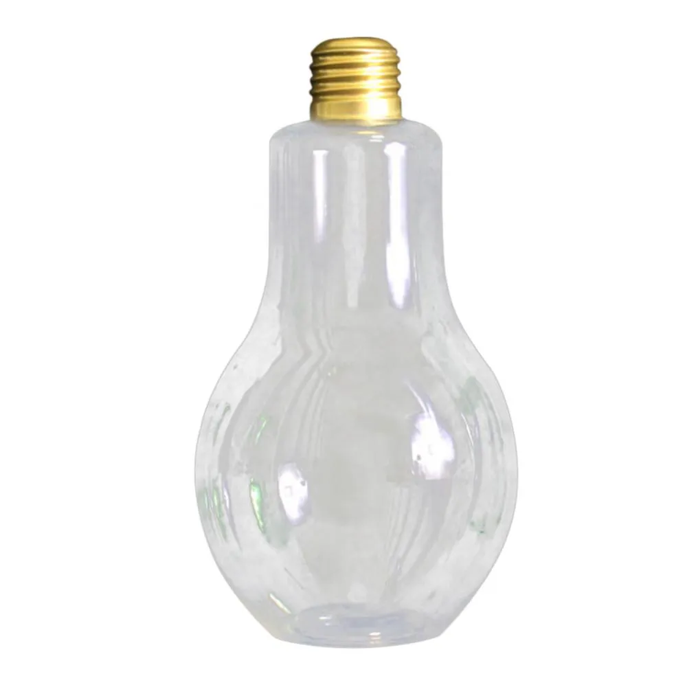 300/400/500ml de lâmpada descartável garrafa de água portátil portátil suco de leite à prova de vazamento Bulbas de água de lâmpada de lâmpada de cozinha copo