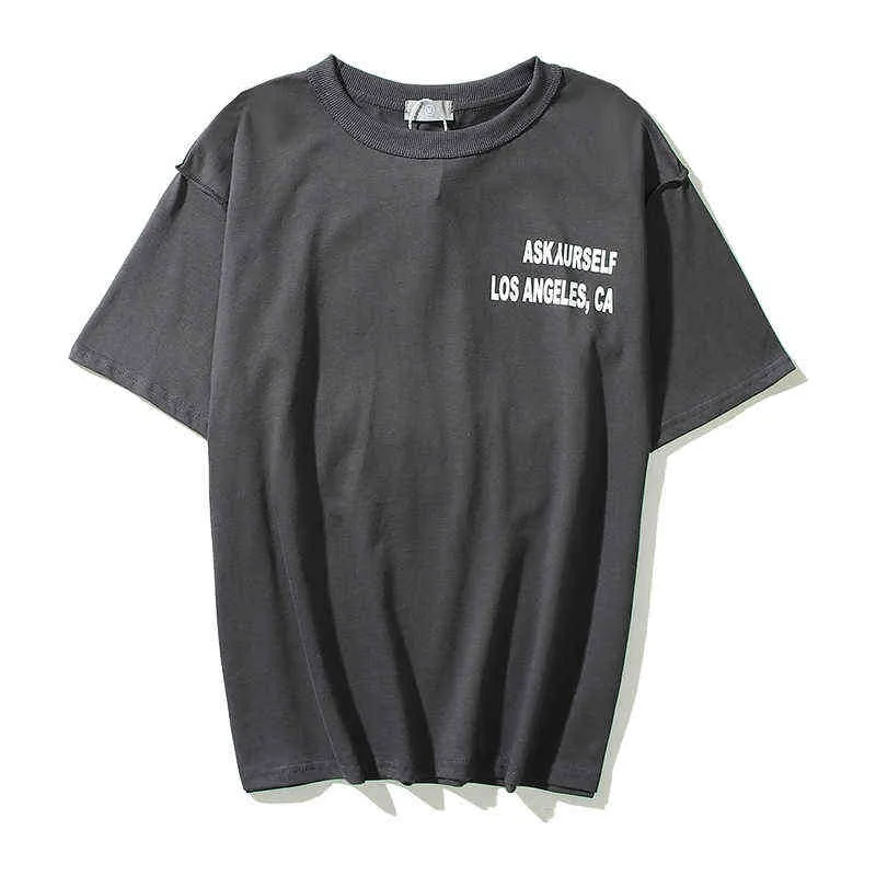 Askyurself 犬 Tシャツ男性女性高品質ヴィンテージグラフィックプリント Tシャツロサンゼルストップスボクシーフィット半袖 T220721