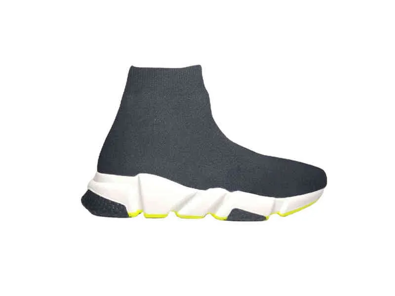 2022 High Top Elastic Paris Sock Shoes Men's and Women's Family Par High stickade andningsbara skor
