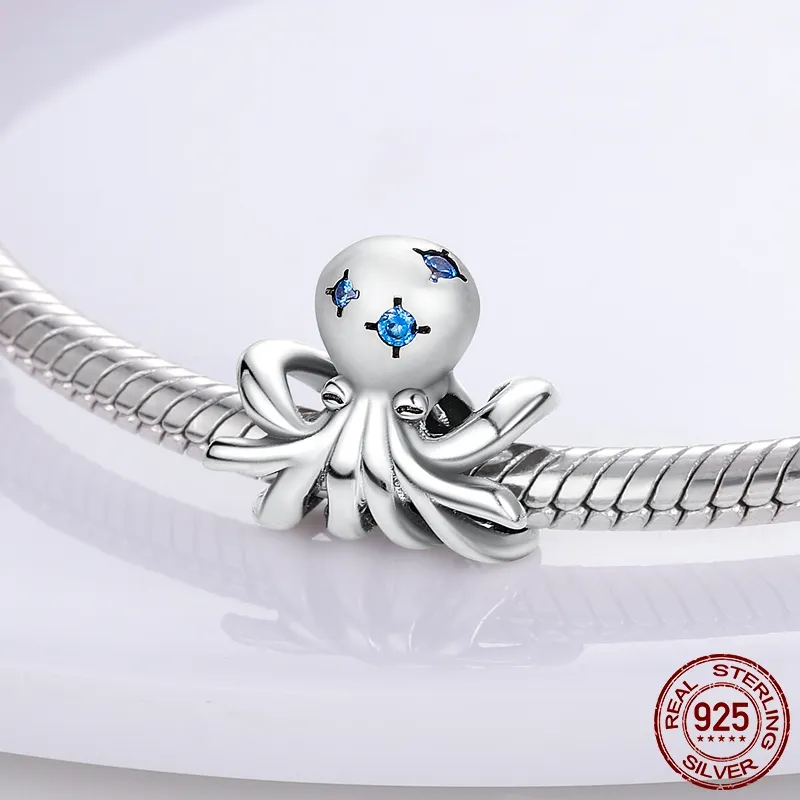 925 Sterling Silver Dangle Charm Spring Flower Butterfly Infinity Horseshoe Beads Bead Fit Pandora Charms Bracelet DIY Jewelry Accessories