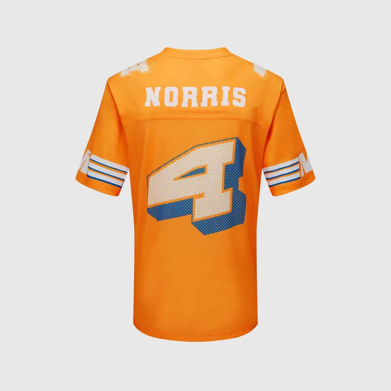 2022 Nova F1 Fórmula 1 Racing Team camisetas o site Mclaren Lando Norris 4 manga curta homem verão lazer campanha aérea