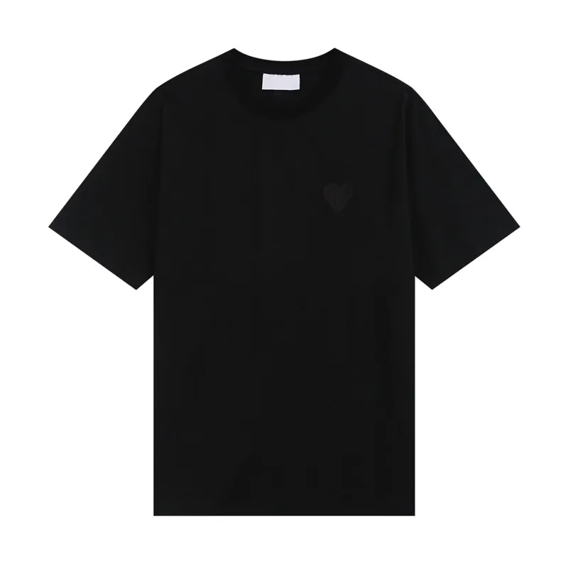 Yepyeni En Yeni Erkek Kadın Tasarımcısı Lüks Amis T Shirt Moda Erkekler Sıradan Tshirt Adam Giyim Küçük Kırmızı Kalp Chuan Kubao Ling Polo Gömlek LT6i 21