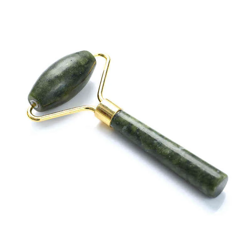 Masaż twarzy Jade Roller Quartz Naturalny kamień Gua Sha Siedniejszy podnośnik Zmarszczenie Double Brodem Zajmowanie piękności