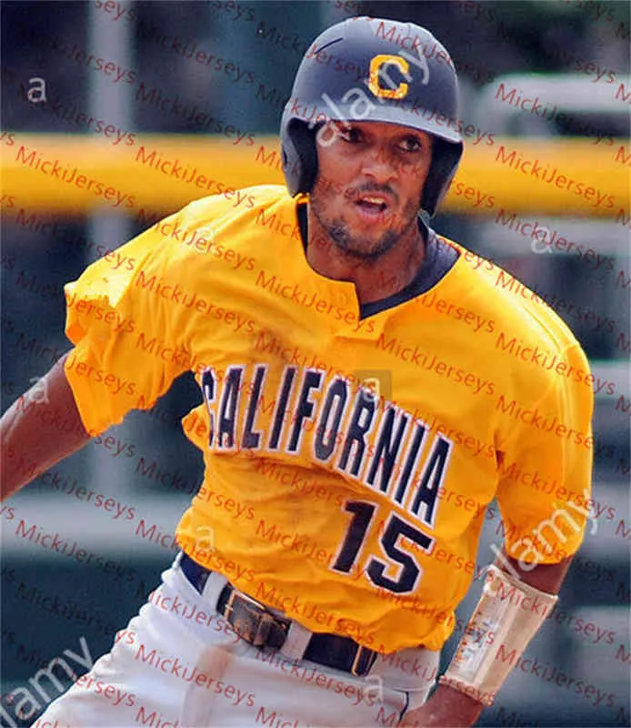 XflspCollege Custom California Bears Baseball Jersey 20 Andrew Vaughn Jersey 10 Tanner Dodson 6 Tyrus Greene 35 Aaron Shortridge 14 Jonah Davis 24