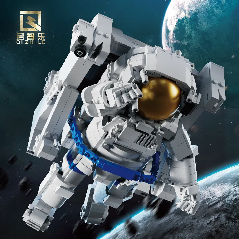 Creator Raumstation Astronaut Figuren Bausteine MOC Wissenschaft Spaceman 3D Modell Bau Bildung Spielzeug Für Kinder Geschenke 220715