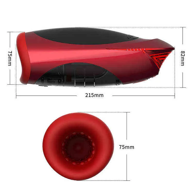 NXY Masturbators Automatic Tongue Licking Masturbation Cup 3D Real Vagina Texture Pussy Pocket 7 Vibration Modes Sex Machine Toys for Men 220507
