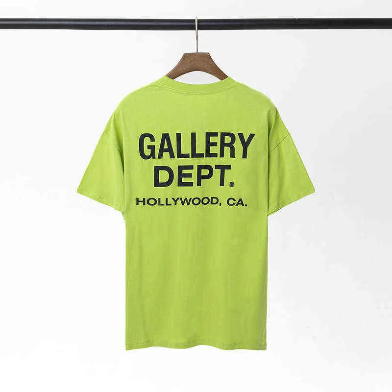 Star Galleryes T-Shirts Herren Designer Dept Mode Herrenbekleidung Los Kurzarm Briefdruck Lose Rückseite Halbpullover 9D5U